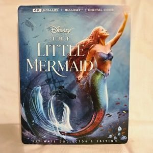 Disney THE LITTLE MERMAID 2023 Live-Action 4K Ultra HD + Blu-Ray + Digital Code